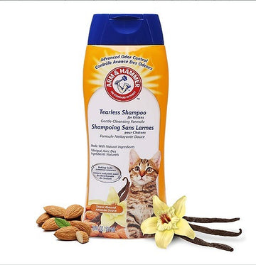 Arm & Hammer Kitten Tearless Shampoo - Gentle Cleansing Formula -Sweet Almond
